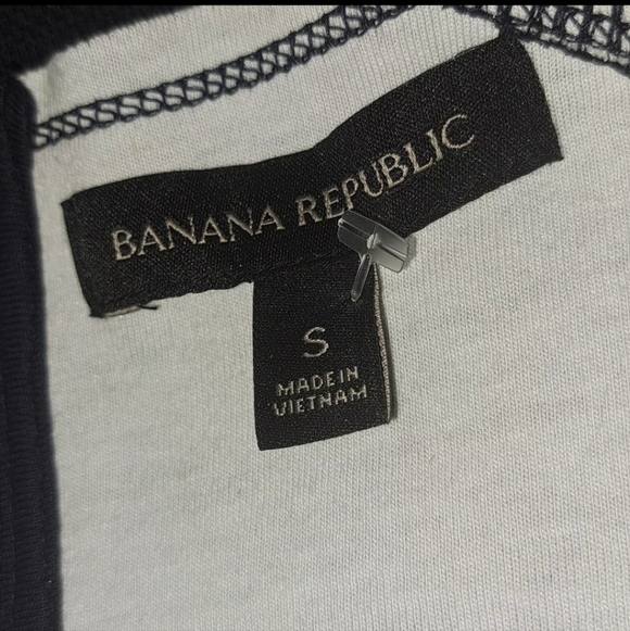 Banana Republic | Navy Blue Boxy Fit Top Size Small B26#9 - Picture 5 of 8
